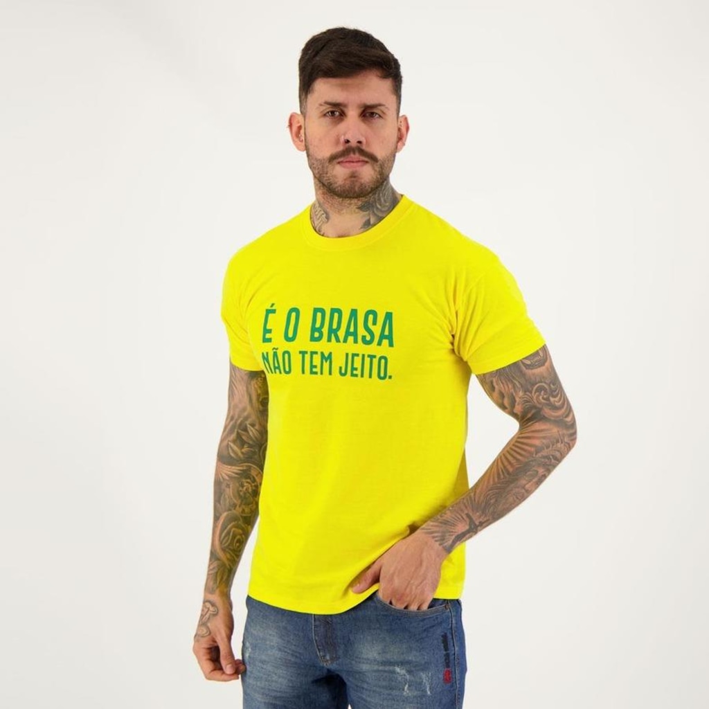 Imagem 2 do produto Camisa Futfanatics Brasil é o Brasa - Masculina