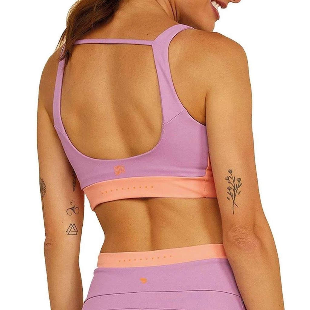 Imagem 2 do produto Top Fitness com Bojo Alto Giro Hyper Ziper - Adulto