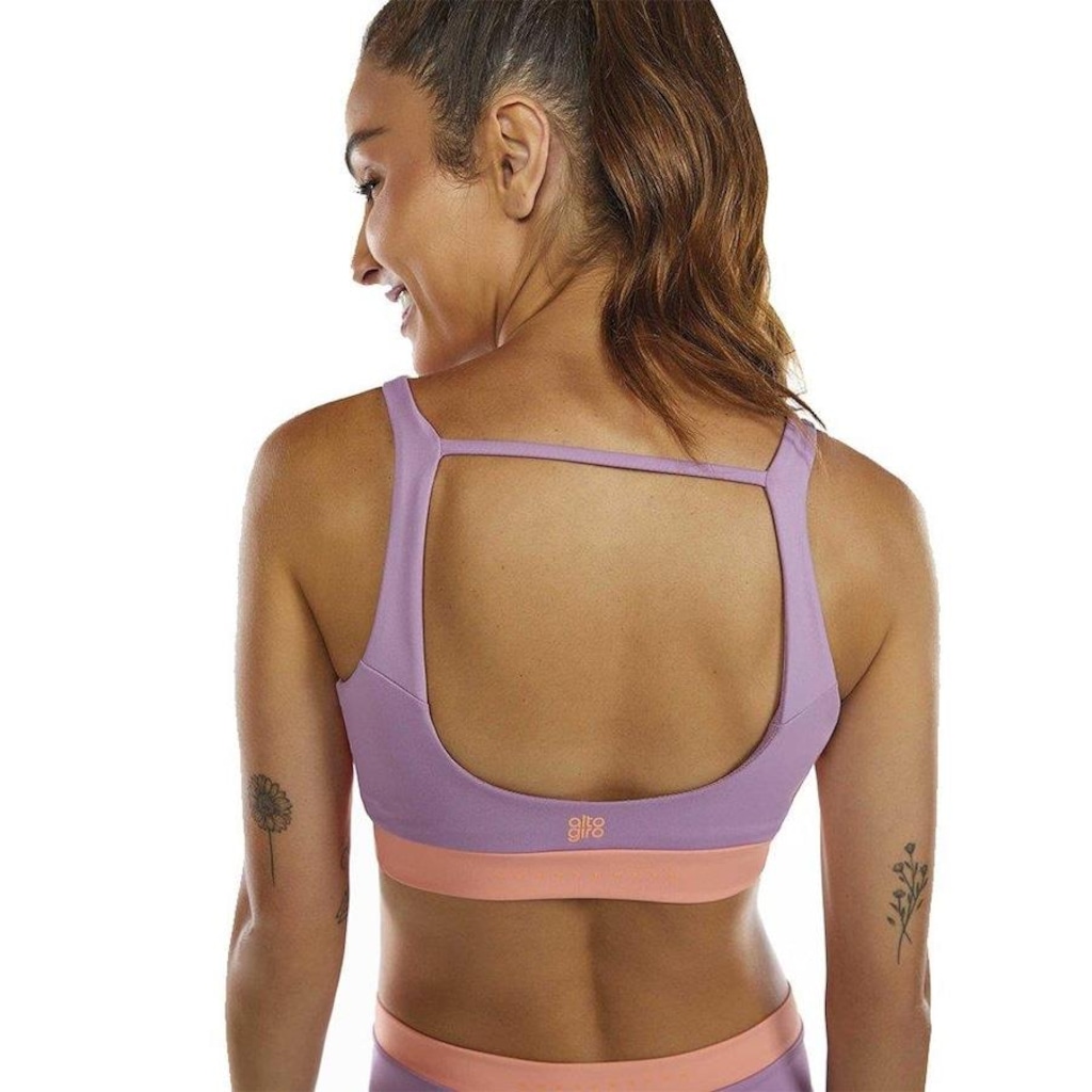 Imagem 4 do produto Top Fitness com Bojo Alto Giro Hyper Ziper - Adulto