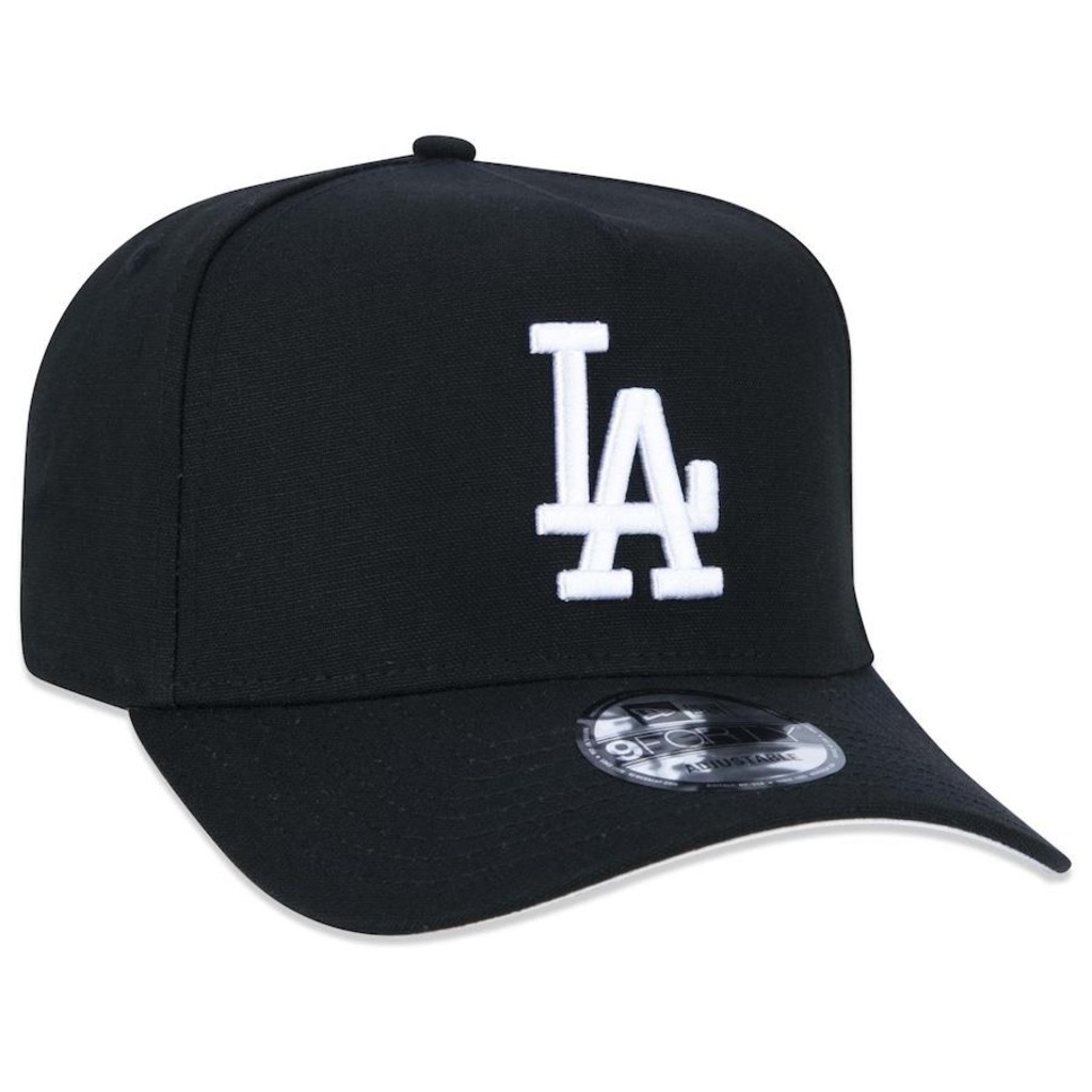 Imagem 3 do produto Boné Aba Curva New Era 9Forty A-Frame MLB Los Angeles Dodgers - Snapback - Adulto