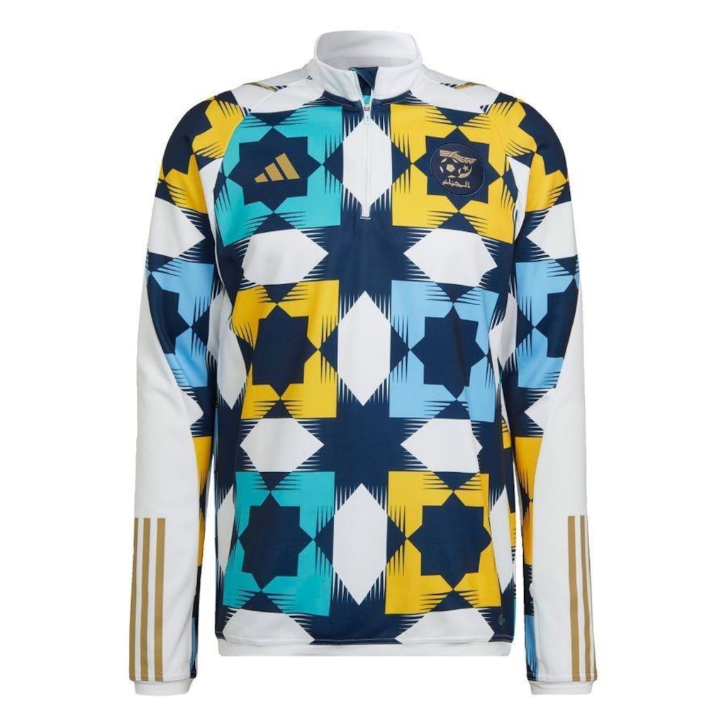 Camisa de Treino da Argélia Manga Longa adidas - Masculina - Foto 1