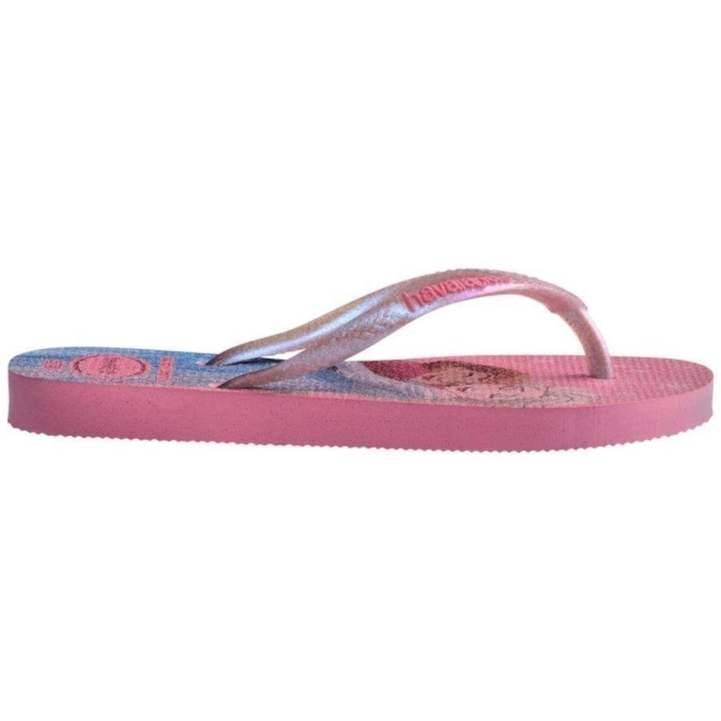 Chinelo Havaianas Slim Princesas Disney - Infantil - Foto 1