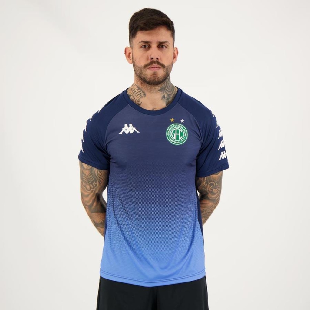 Camisa Kappa Guarani Concentração Comissão 2022 - Masculina