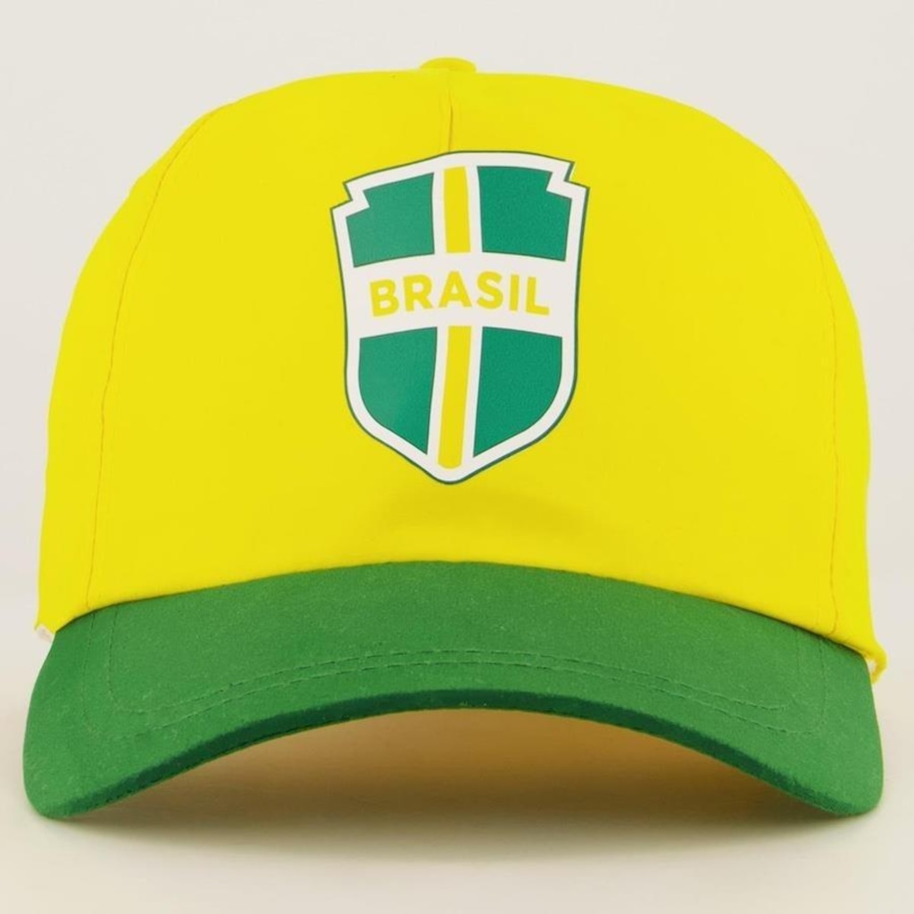 Imagem 2 do produto Boné Aba Curva Futfanatics Brasil Escudo - Velcro
