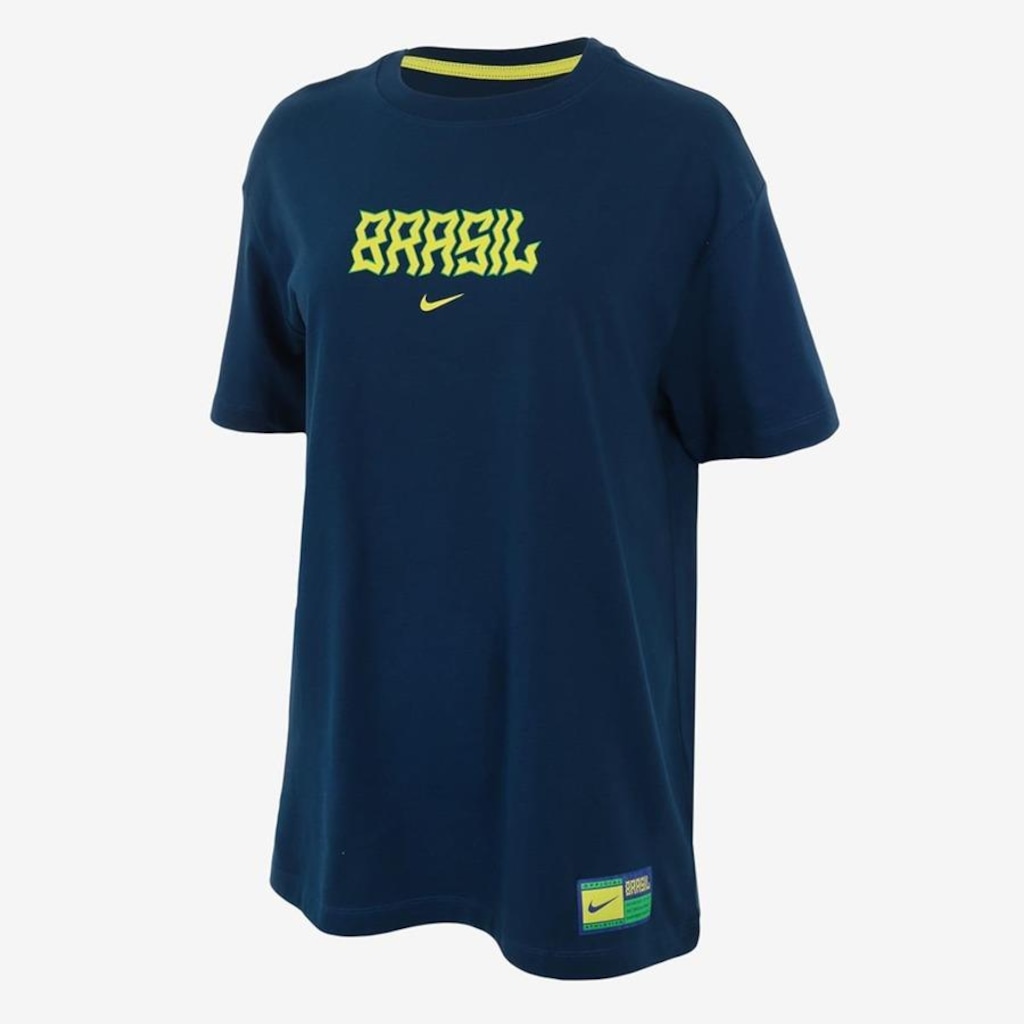 Camiseta do Brasil Nike  Swoosh - Feminina - Foto 1