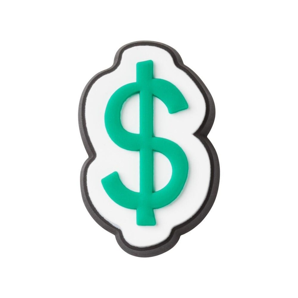 Jibbitz Crocs Símbolo Dinheiro