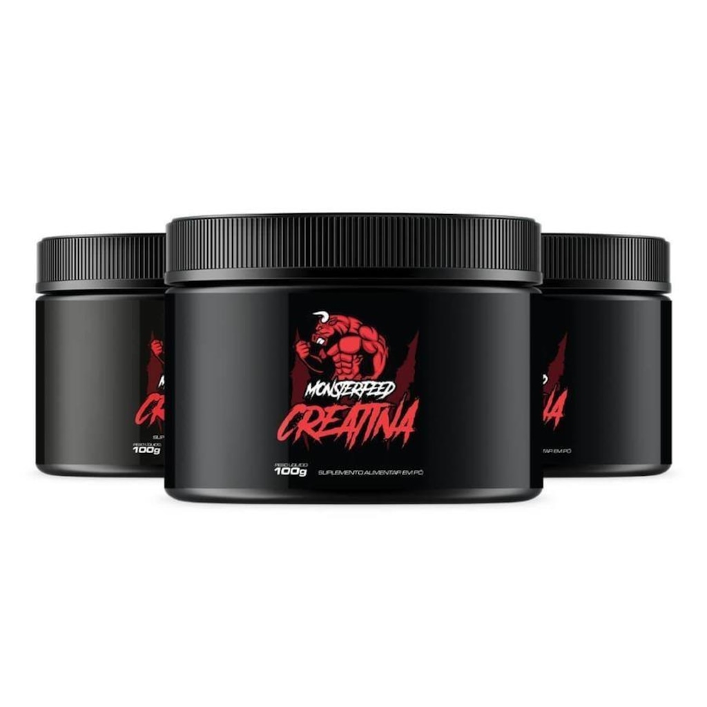 Kit Creatina Monsterfeed 100g - 3 Unds - Foto 1