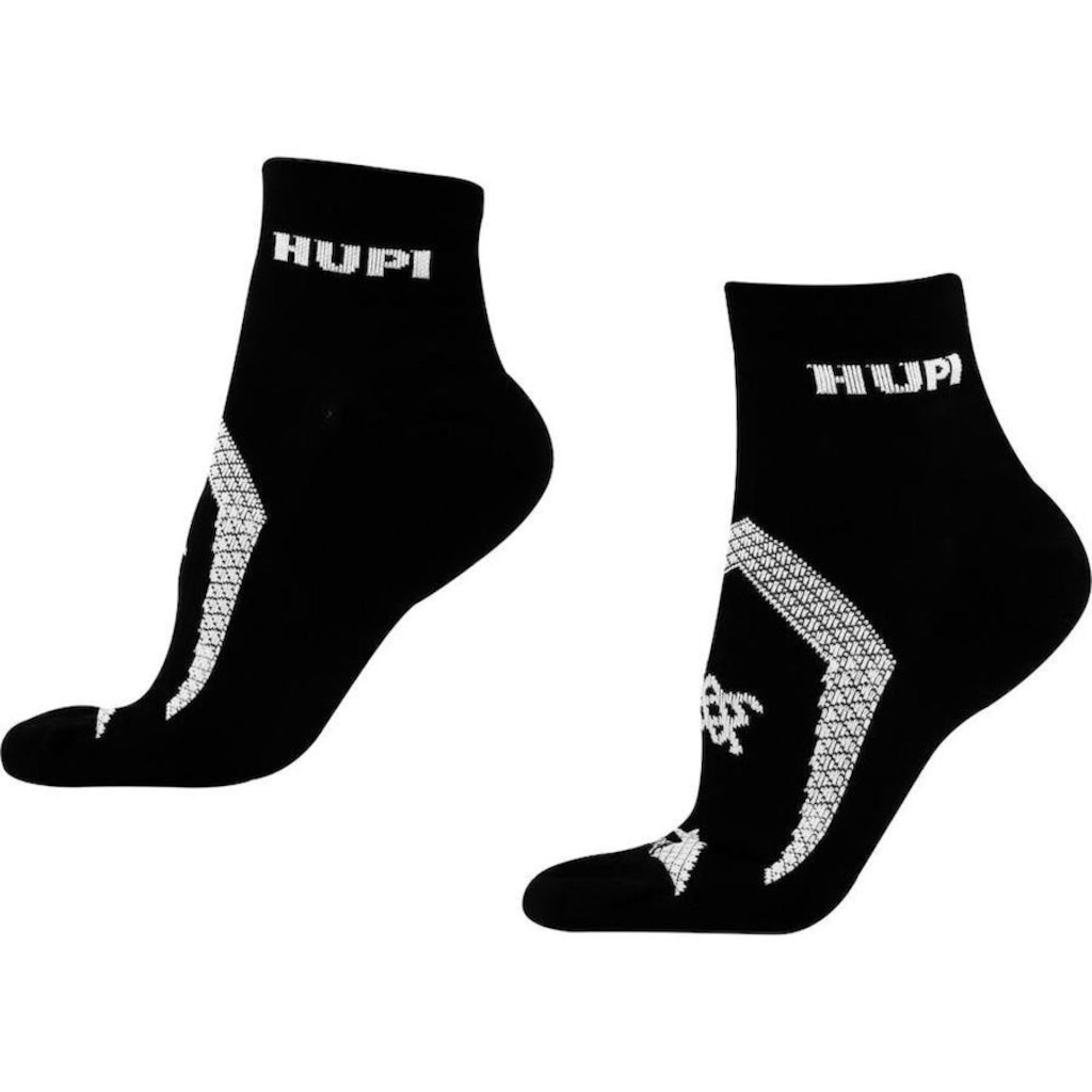 Meia Cano Curto Hupi Running Pro Plus Adulto