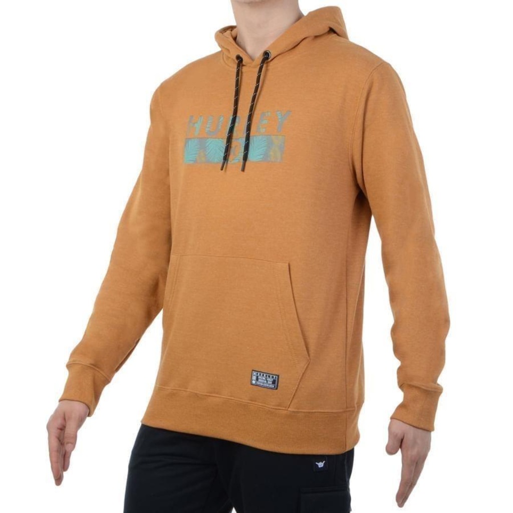 Blusão de Moletom com Capuz Hurley Tropical Vibes - Masculino - Foto 2