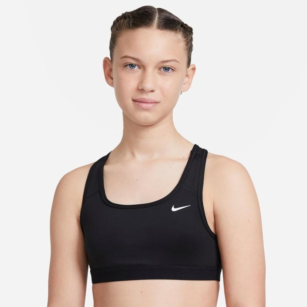 Top Fitness Nike Swoosh - Infantil - Foto 1