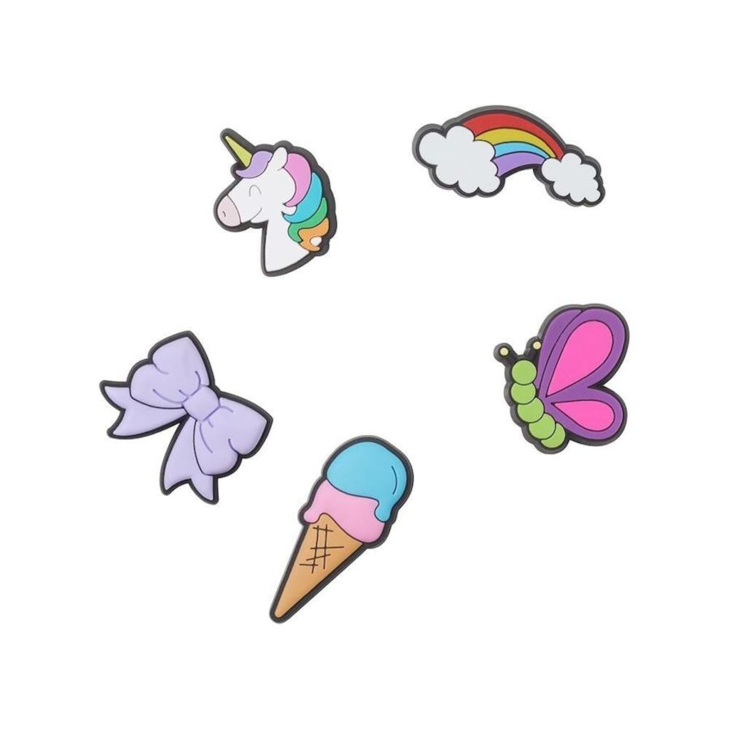 Jibbitz Crocs Desenho Menina - 5 unidades