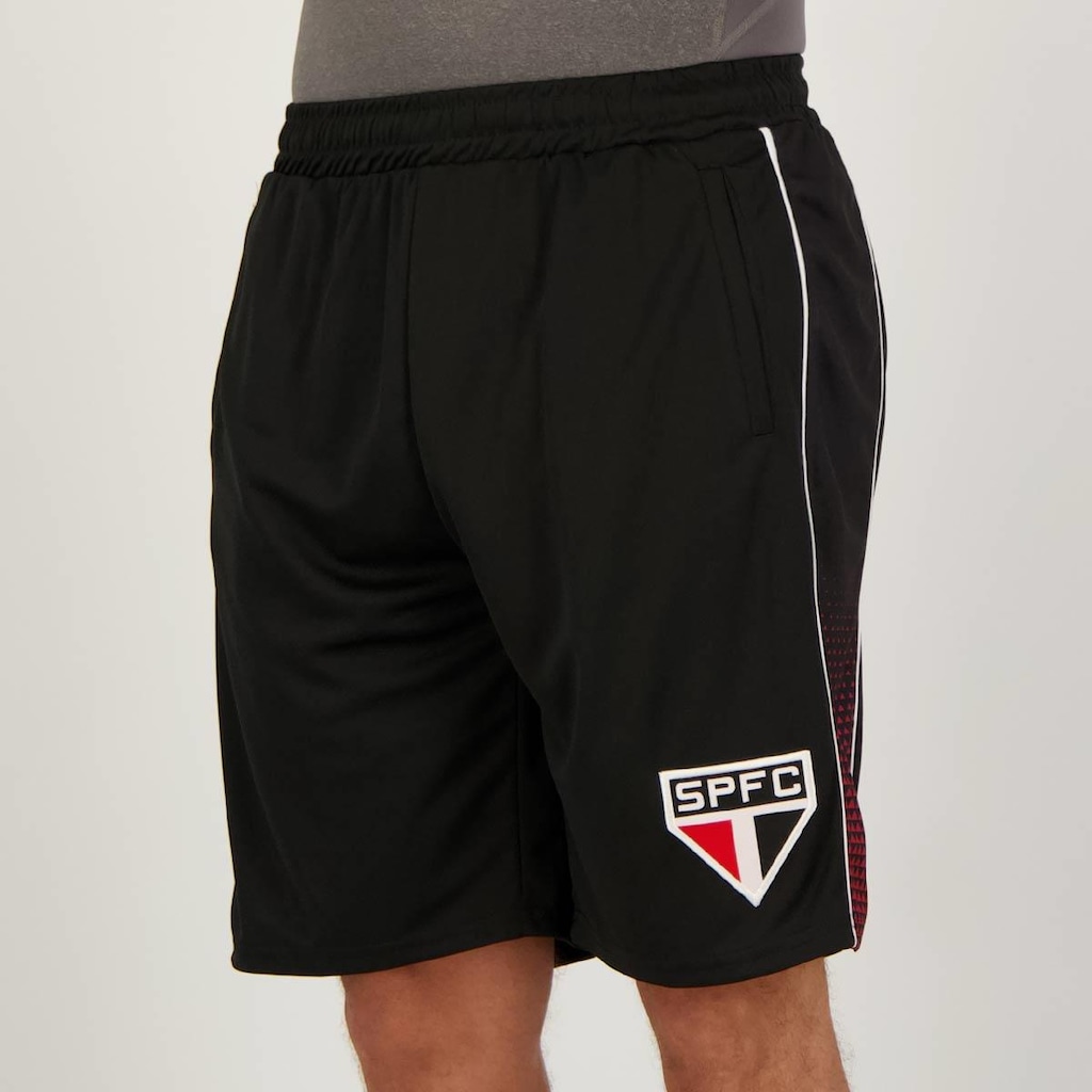 Bermuda do São Paulo Futfanatics Basic - Masculina - Foto 3