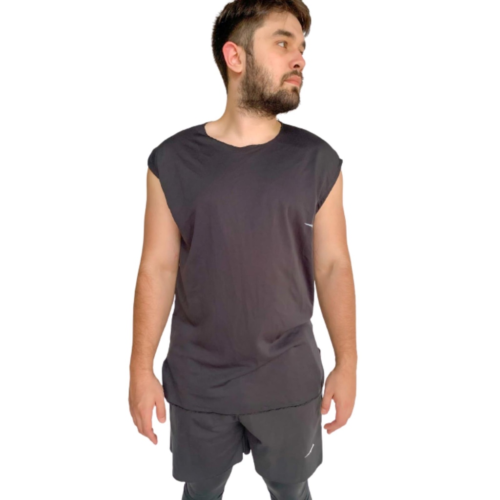 Camiseta Regata Alba Oversized - Masculina - Foto 1