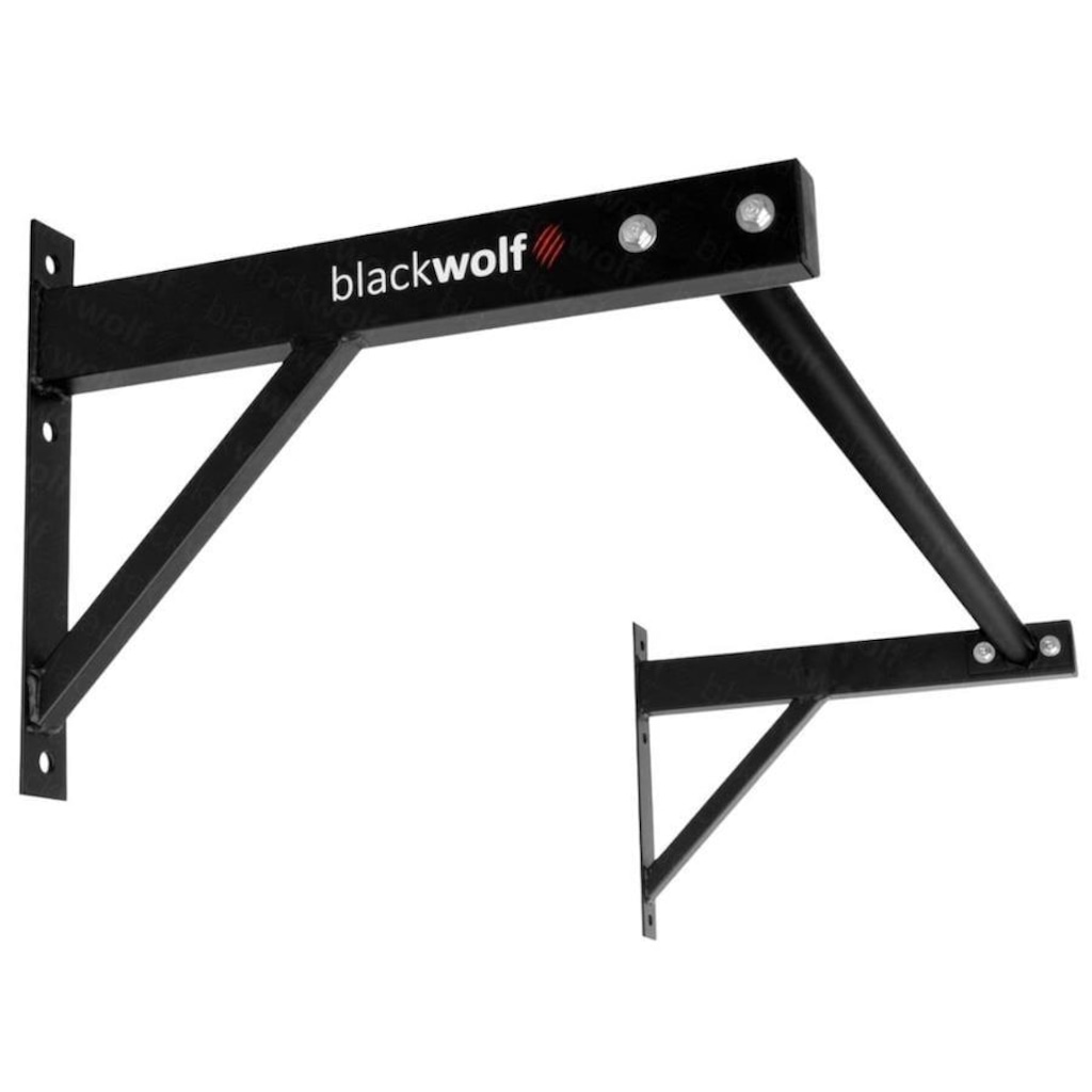Barra Fixa de Parede Blackwolf Fitness Parabolts - 40cm - Foto 1