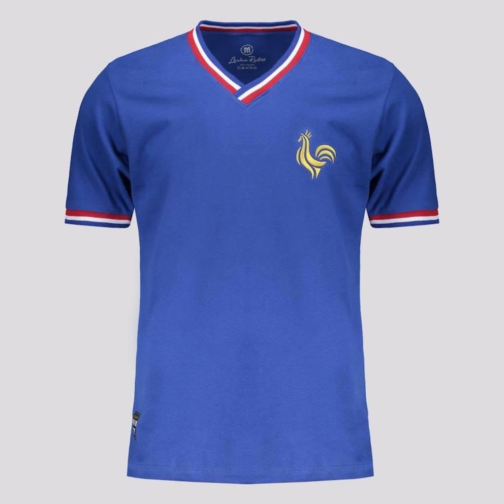 Camisa da França Futfanatics Retrô - Masculina - Foto 1