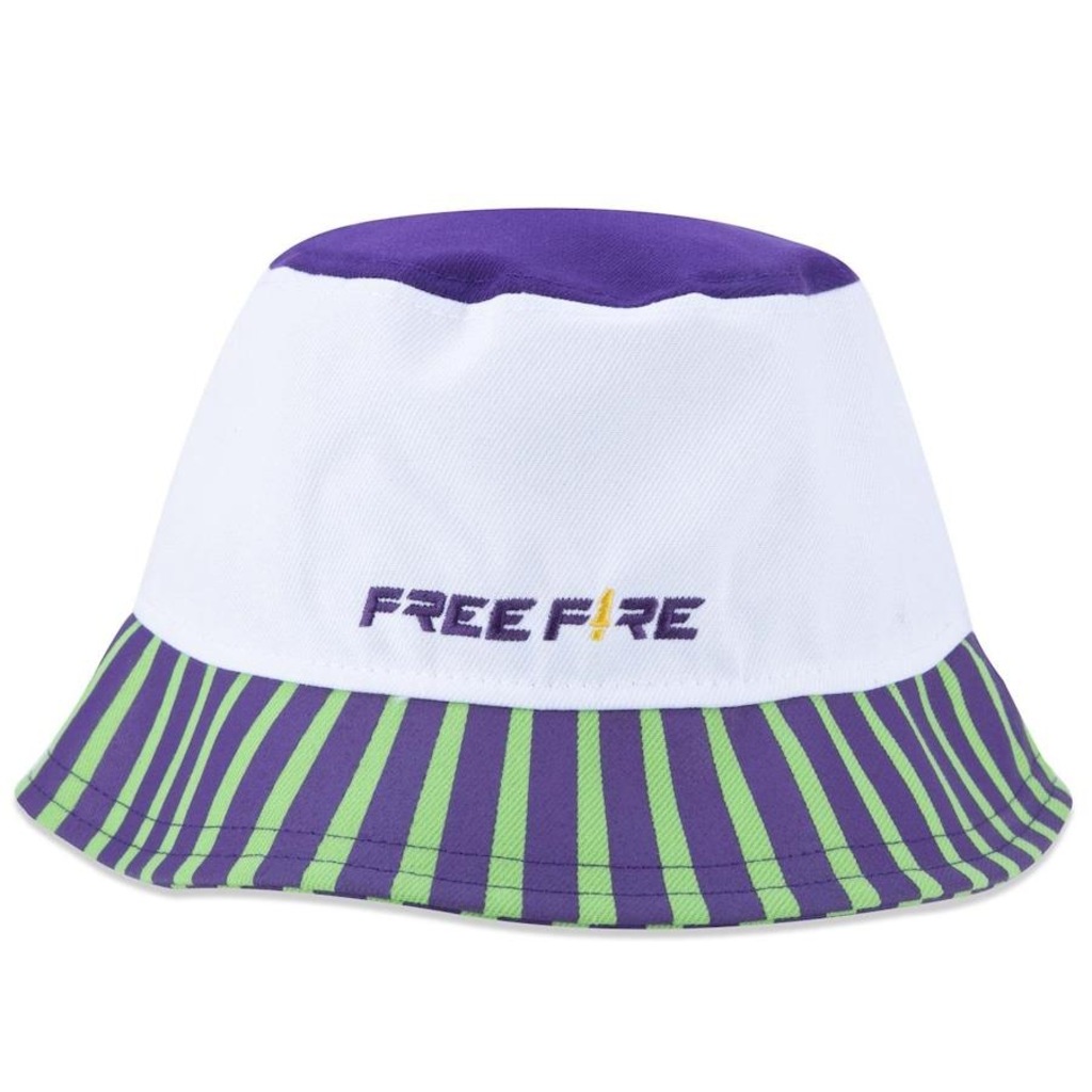 Chapéu Bucket New Era Free Fire - Adulto - Foto 4