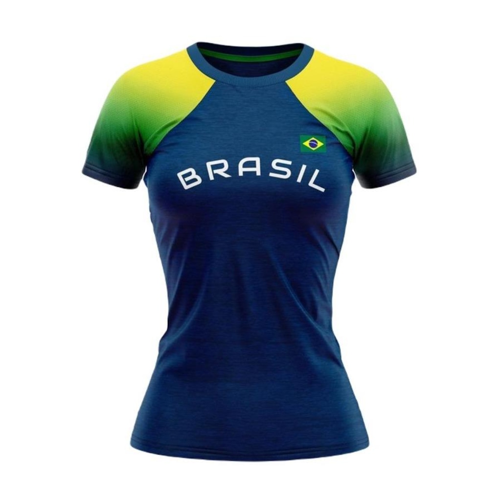 Camisa Brasil Amazon Braziline - Feminina - Foto 1