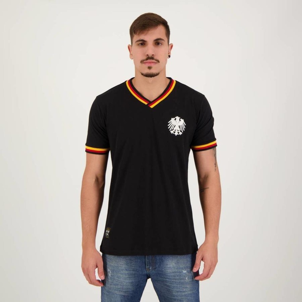 Camisa da Alemanha Futfanatics Away Retrô - Masculina - Foto 1