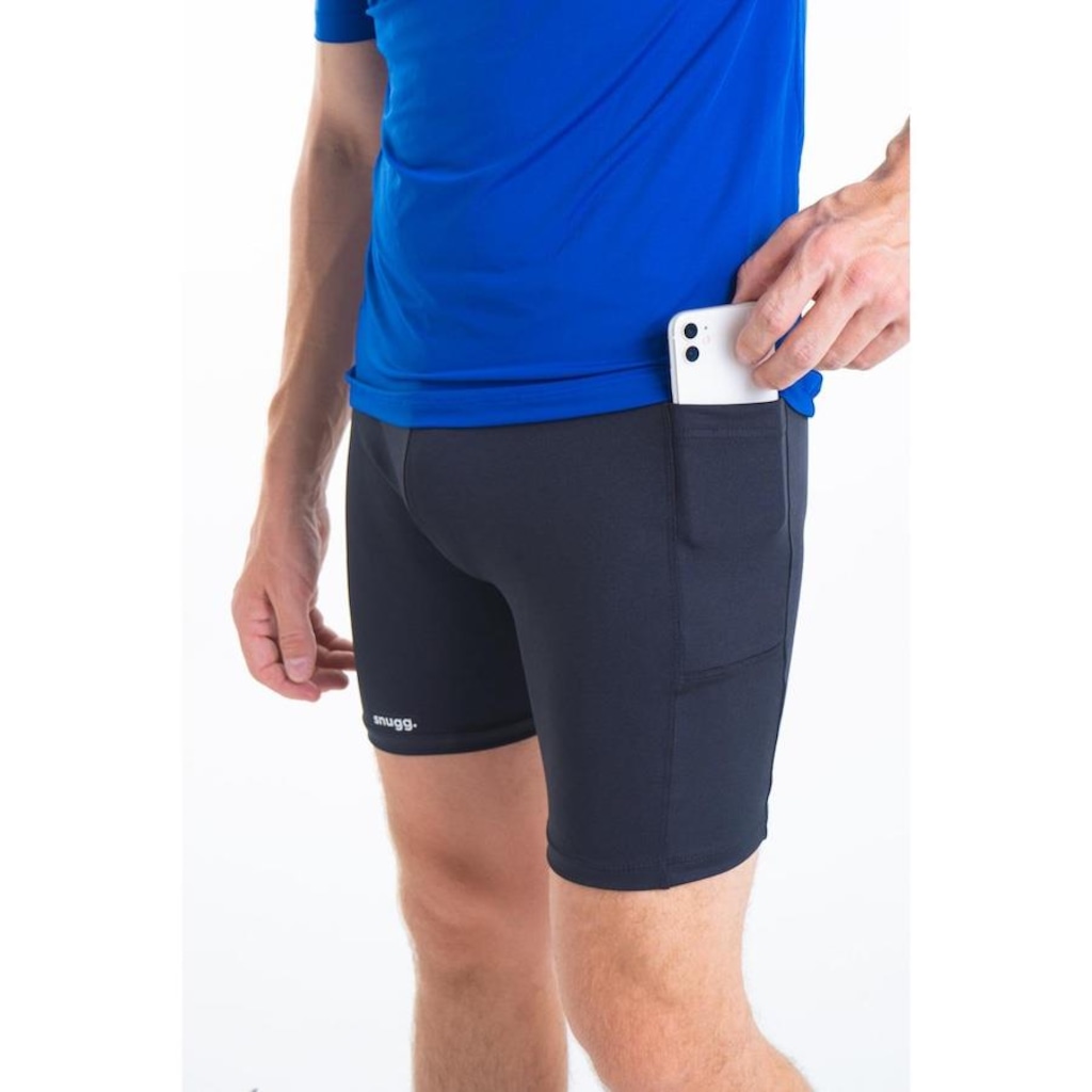 Bermuda Térmica Segunda Pele  com Bolso e Proteção UV50+ - Masculina - Foto 2