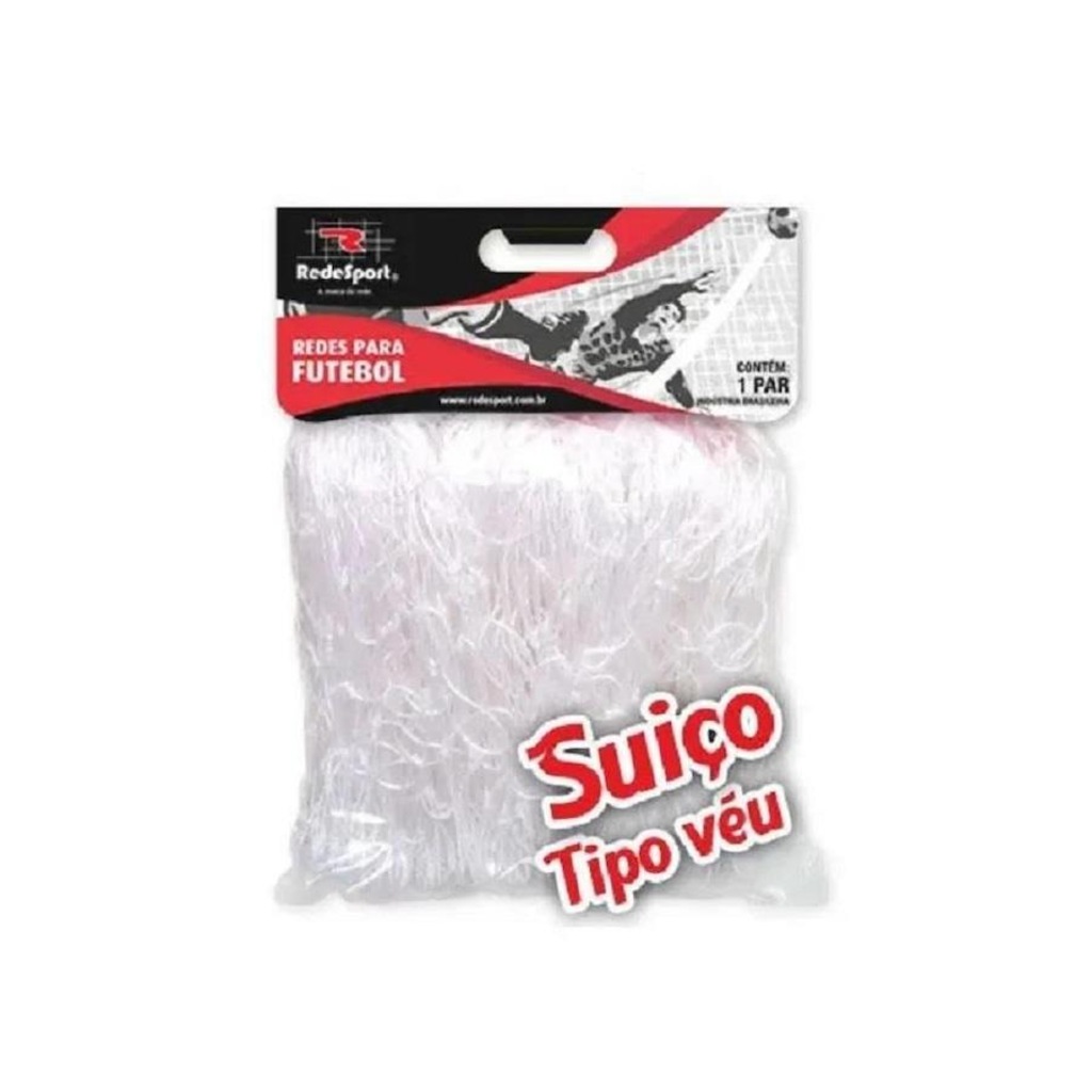 Rede de Futebol Rede Sport Cristal Suiço - 3.0mm - 5,25 Metros - Foto 1