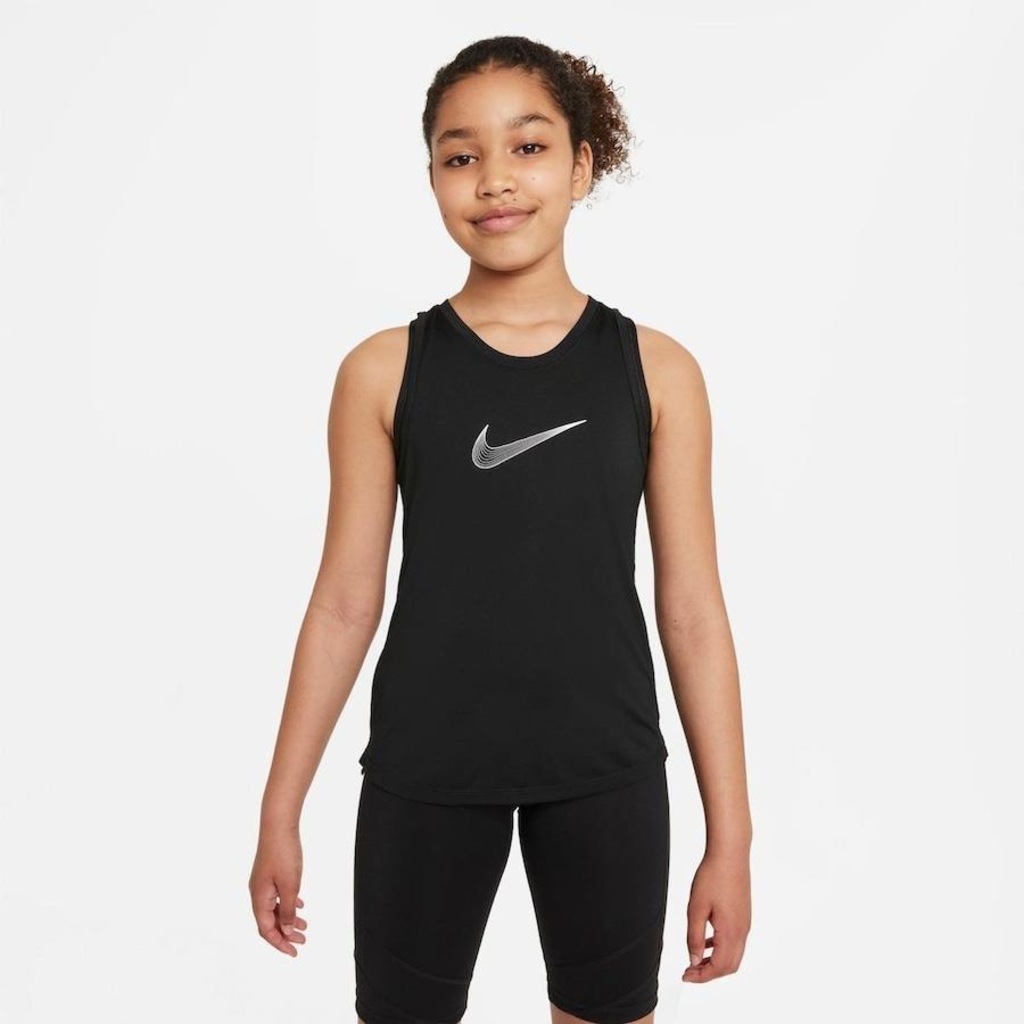 Camiseta Regata Nike Dri-FIT One - Infantil - Foto 1