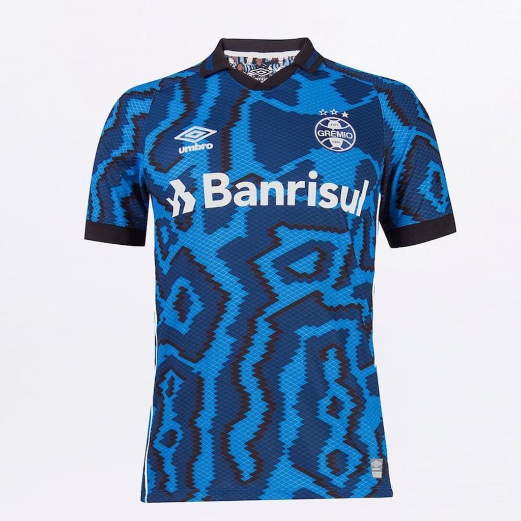 CAMISA DO GRÊMIO UMBRO OF.3 2021 CLASSIC Nº10 - MASCULINA - Foto 1