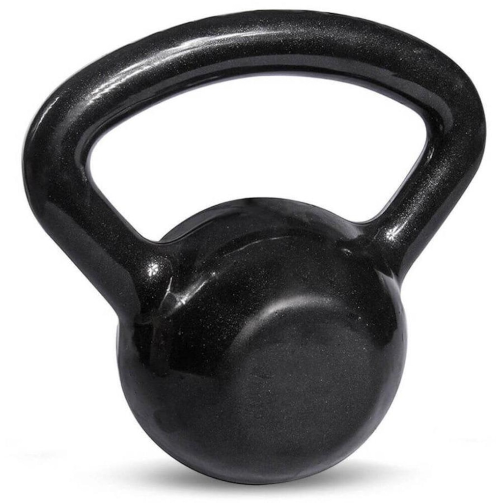 Kettlebell 18kg Emborrachado Yangfit Ferro Fundido