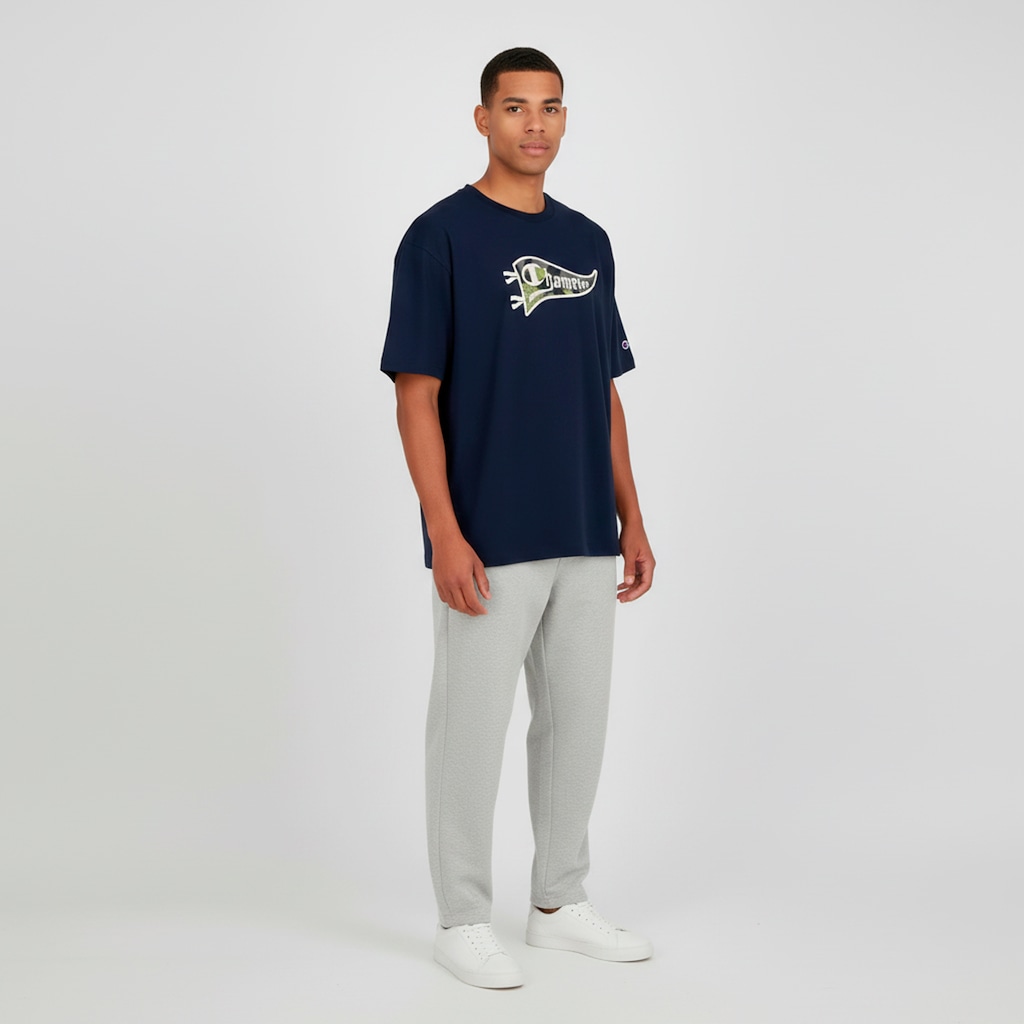 Imagem 3 do produto Camiseta Champion Ath Patchwork Pennant - Masculina