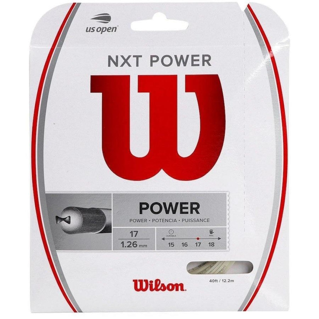 Corda Wilson NXT Power 17 - 1.26mm - Foto 1