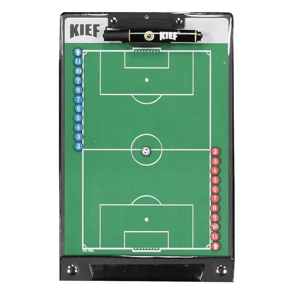 Prancheta Tática Magnética Kief Futebol de Campo
