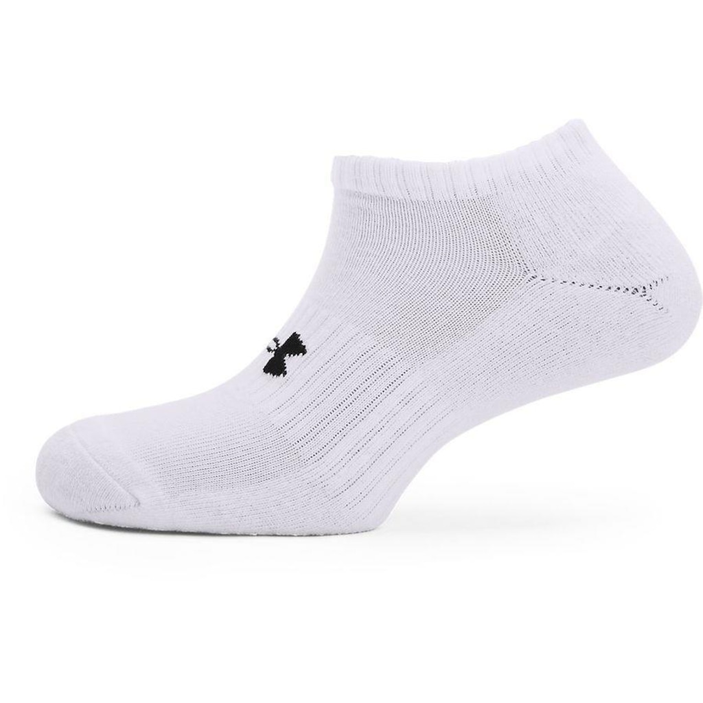 Imagem 3 do produto Kit Meias Cano Baixo Under Armour Core Cotton NS - 3 unidades - Unissex