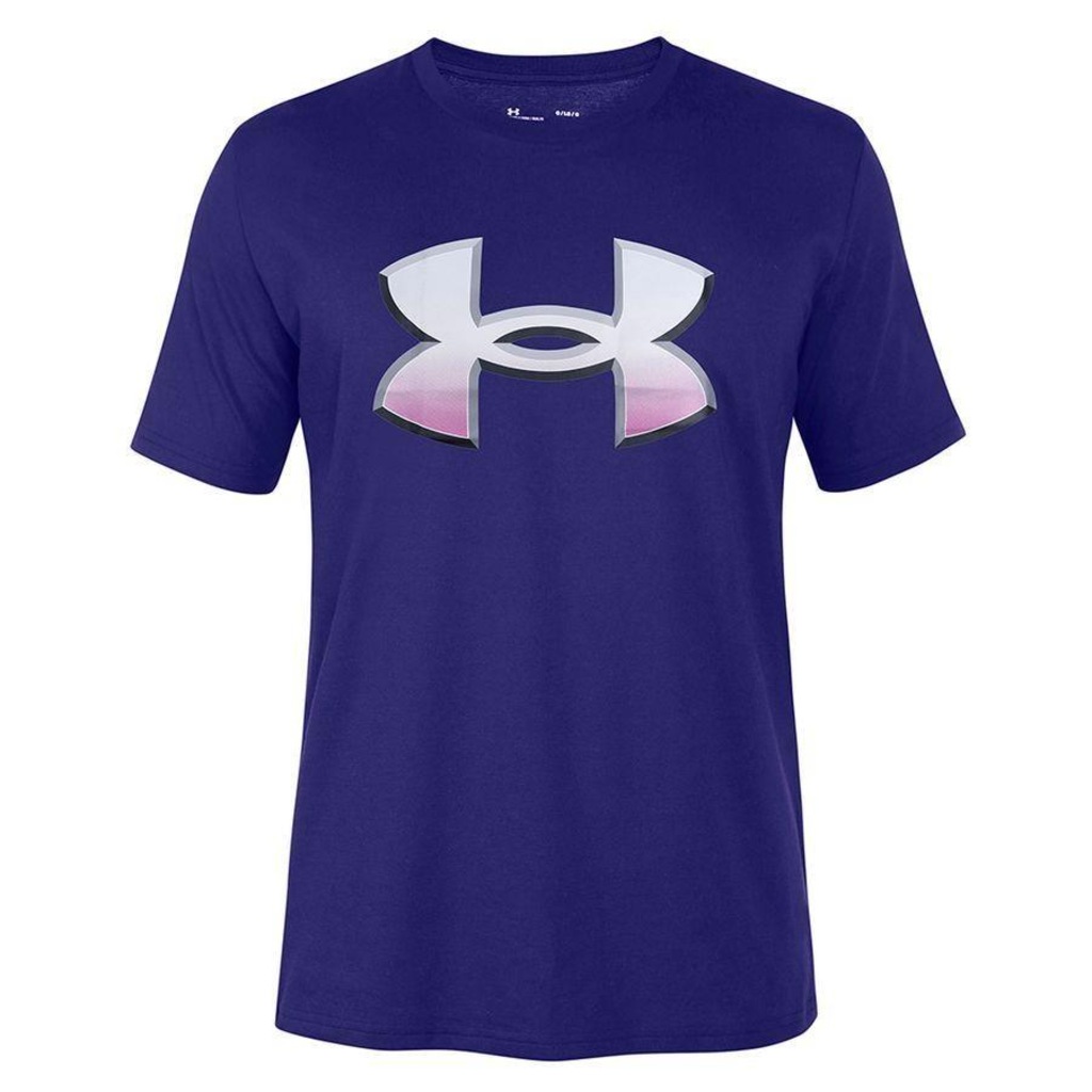 Camiseta Under Armour Big Logo 2.0 SS Lam - Masculina - Foto 1