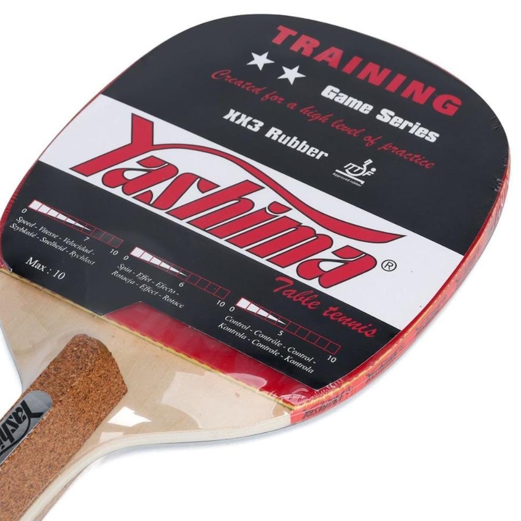 Imagem 2 do produto Raquete de Tênis de Mesa Yashima Caneta Japonesa 2 Estrela