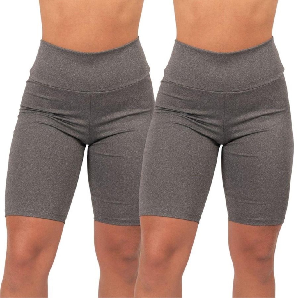 Bermudas Belmento Suplex Fitness - Feminina - 2 Unds