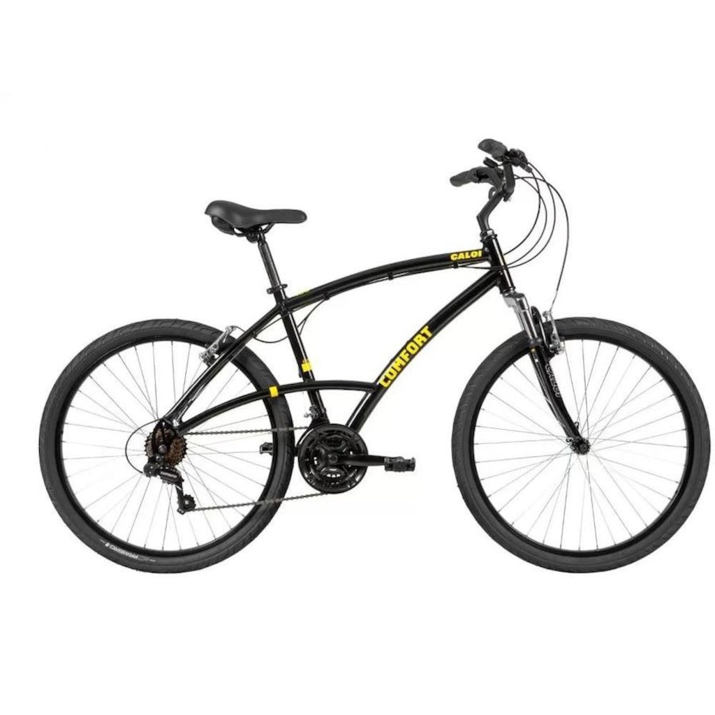 Bicicleta - Aro 26 - Caloi 400 - Freio V-Brake - Câmbio Shimano Tourney - 21 Marchas - Masculina - Foto 1