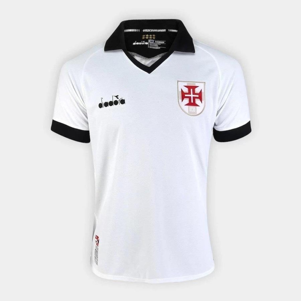Camisa Vasco III 19/20 s/nº Torcedor Diadora - Masculina - Foto 1