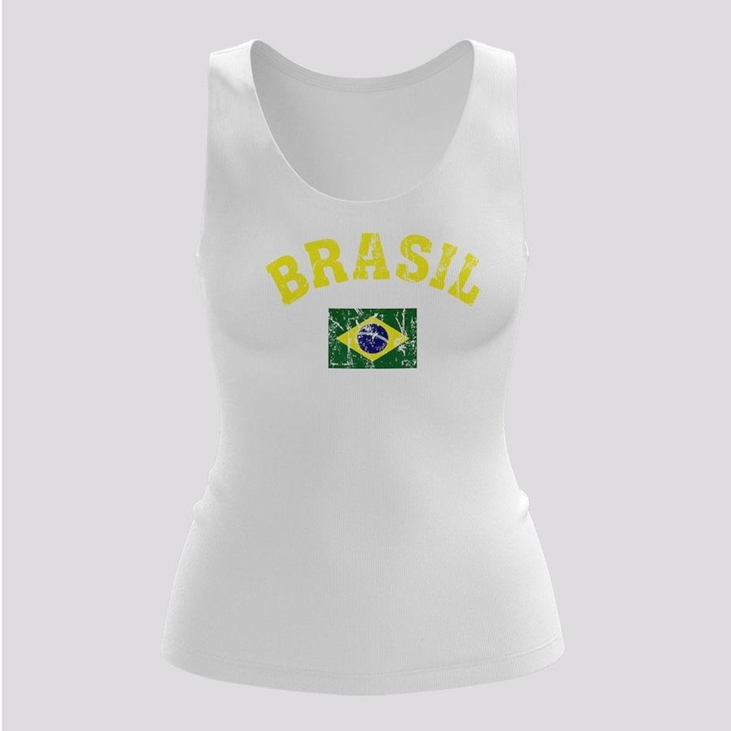 Camiseta Regata Brasil Ica Futfanatics - Feminina