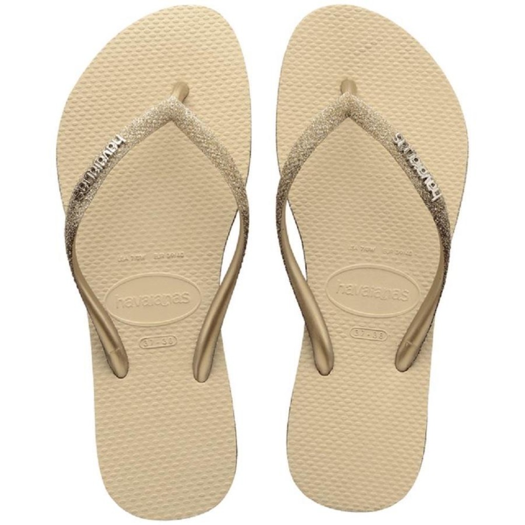 Chinelo Havaianas Slim Sparkle Glitter - Feminino - Foto 1