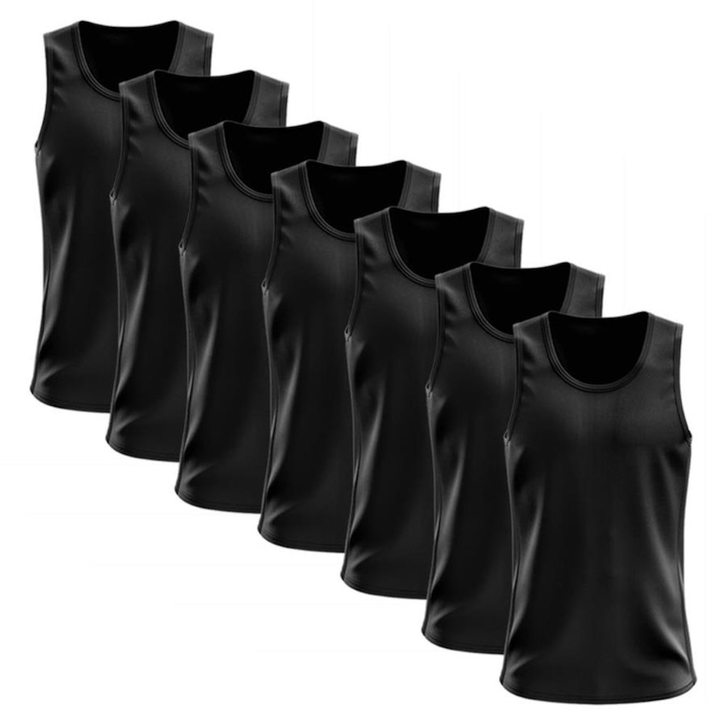 Camiseta Regata Masculina Térmica Dry Fit Proteção UV