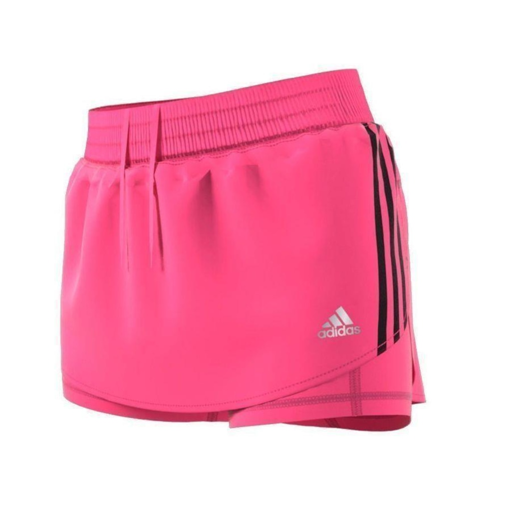 Saia Shorts adidas Running 3 Stripes - Feminina - Foto 1