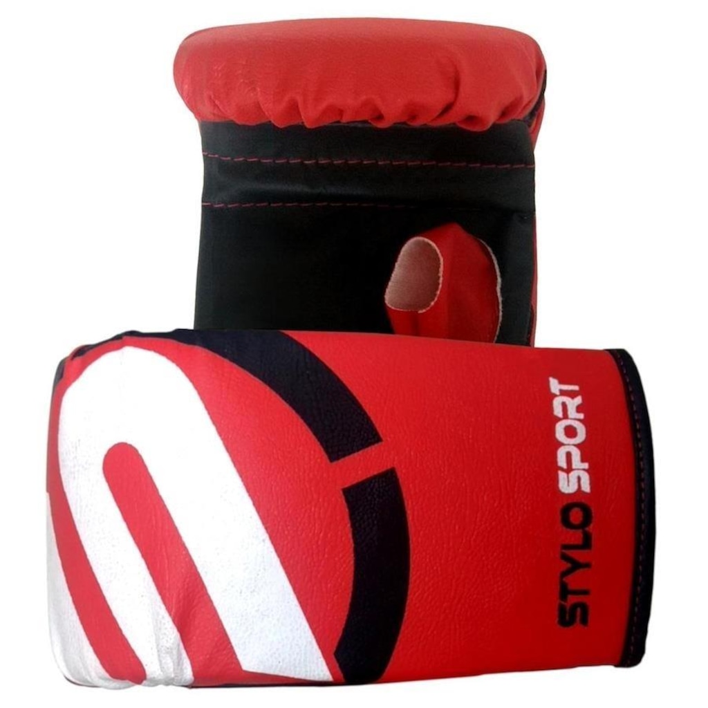 Imagem 3 do produto Kit Saco de Pancada Stylo Sport Profissional - 120cm + Luvas Bate Saco - Infantil + Luvas Bate Saco - Adulto