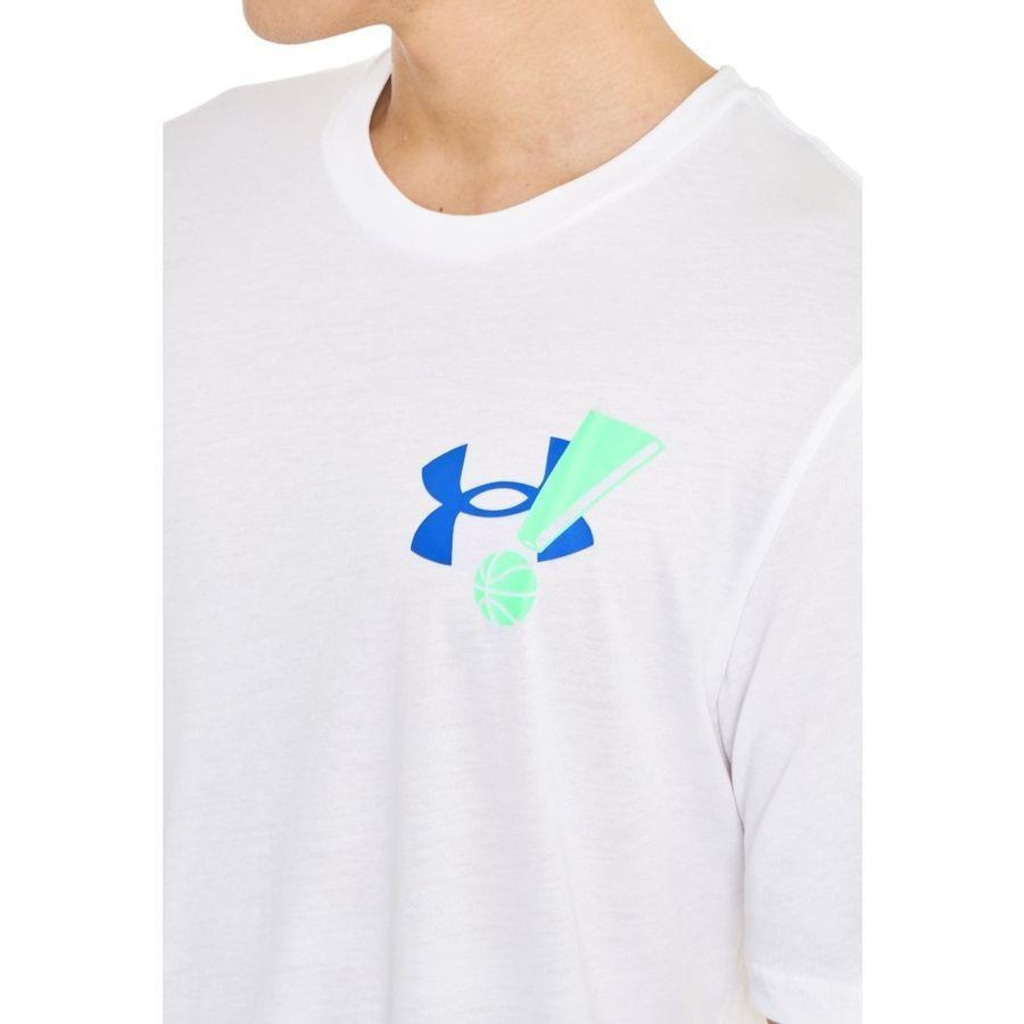 Imagem 3 do produto Camiseta Masculina Under Armour Manga Curta Basquete Exclamation Bball SS