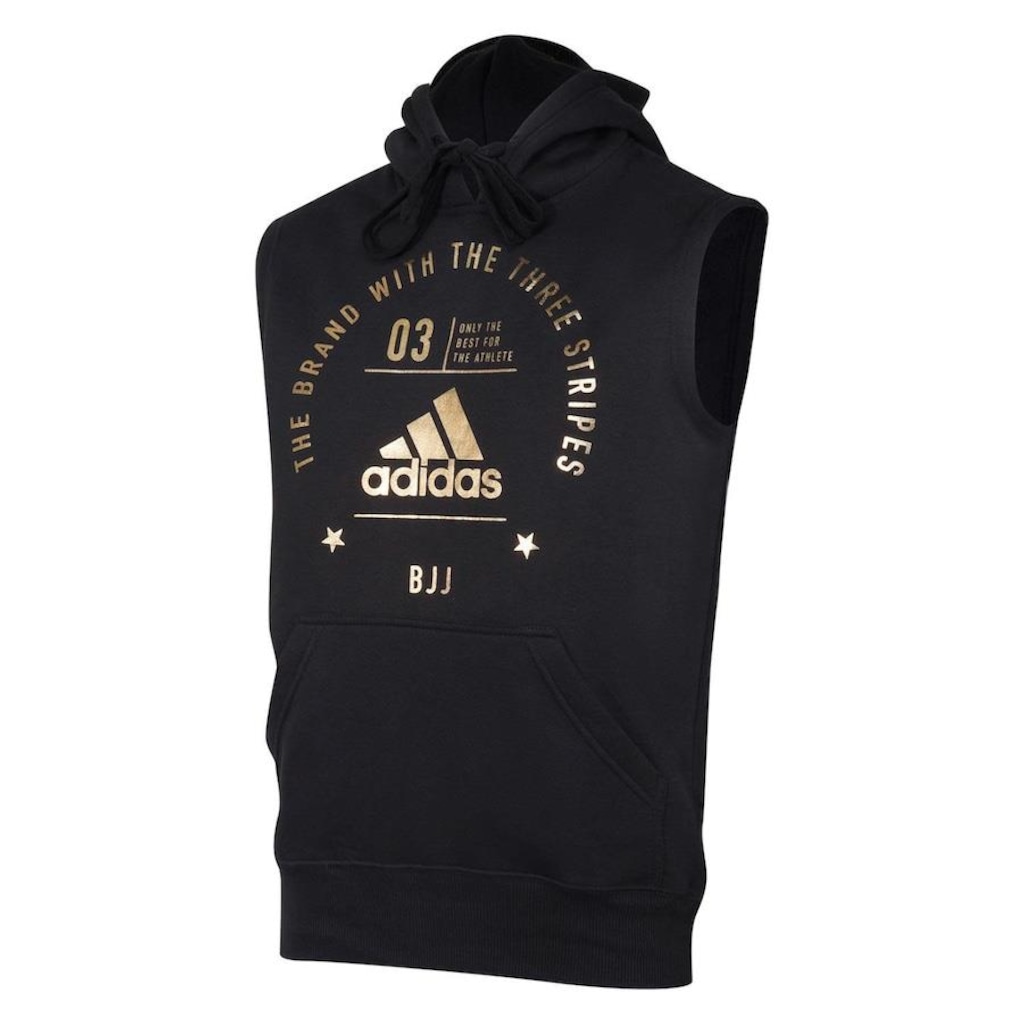 Camiseta Regata de Moletom com Capuz adidas Community Line JJ