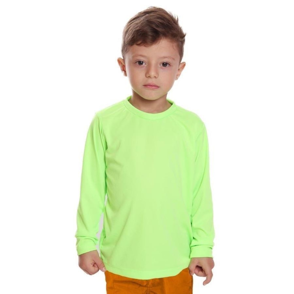 Imagem 4 do produto Kit Camisetas Manga Longa Dellas Fit Térmica - 3 Unidades - Infantil