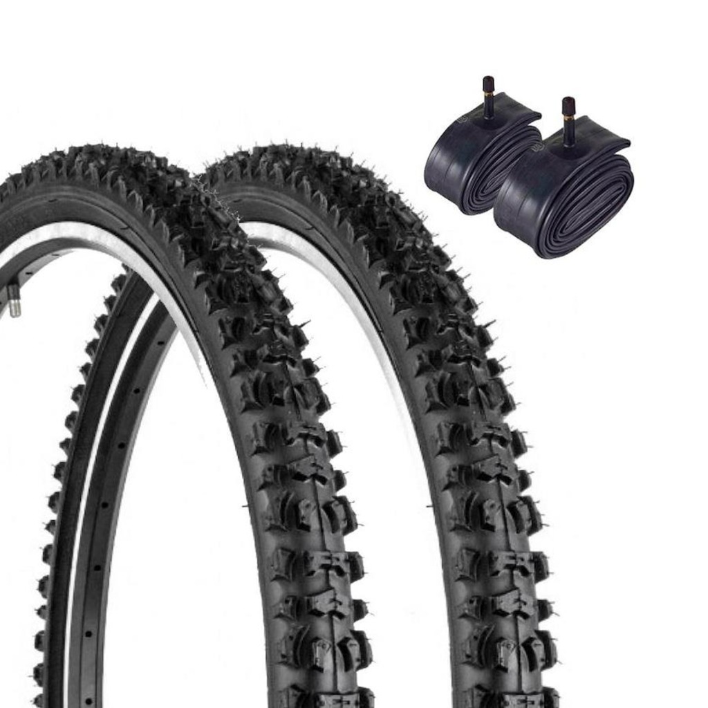 Pneus de Bike Kenda Aro 26x1.95 K816 Arame - Par + Câmaras Kenda - Foto 1