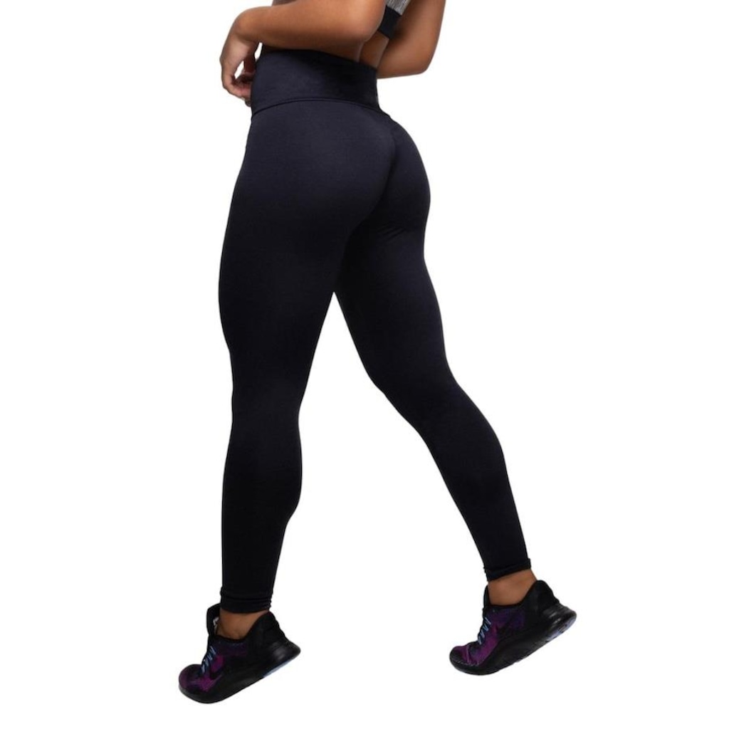 Imagem 4 do produto Kit de Calça Legging Belmento Suplex Academia Básica - Feminina - 3 Unds
