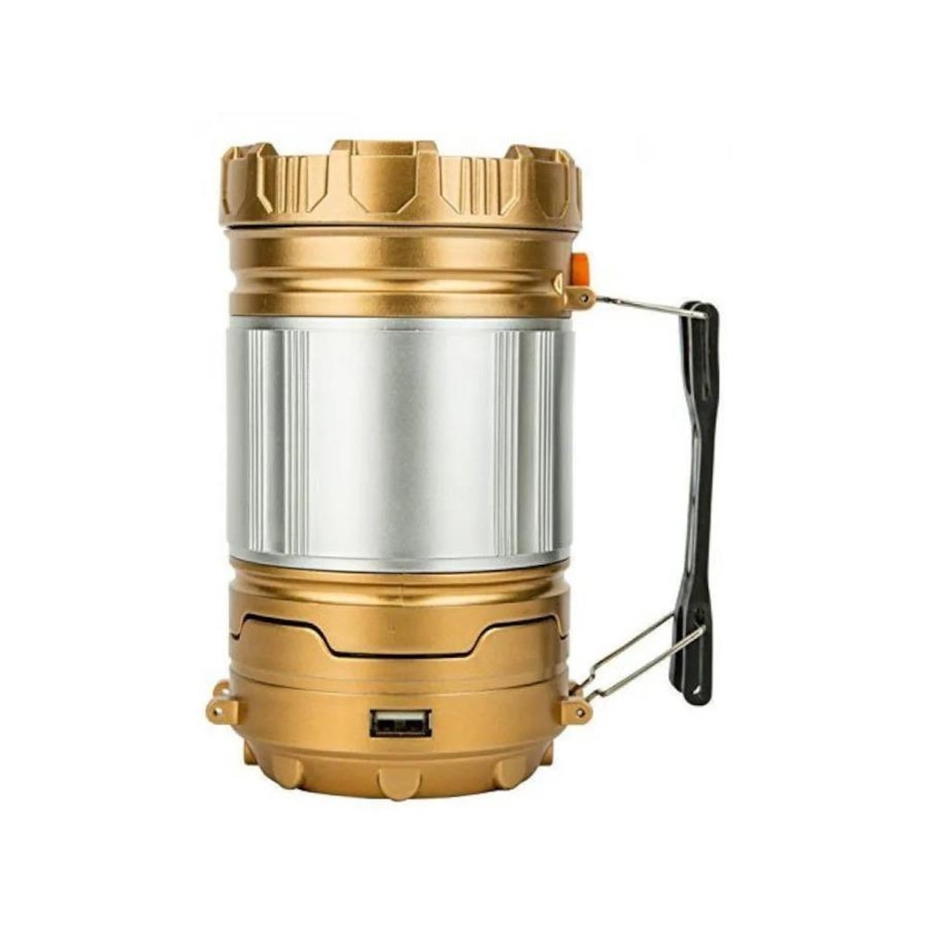 Lanterna Lampião para Camping DK Solar Retrátil - Foto 1