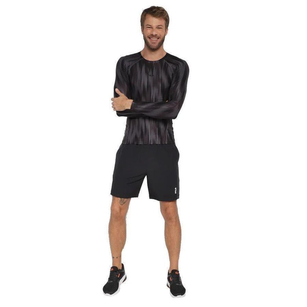 Imagem 4 do produto Camiseta Fila Manga Longa Compress Skin - Masculina