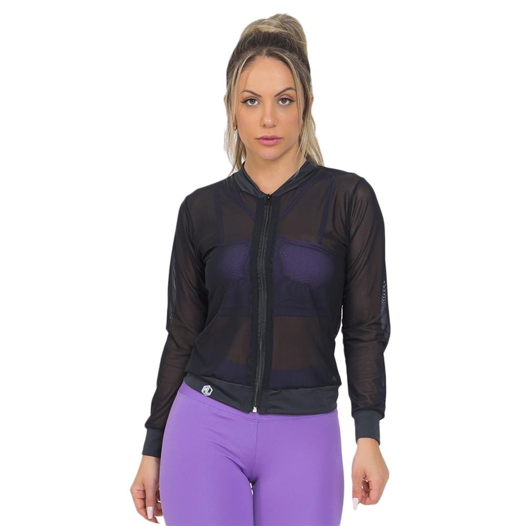 Imagem 4 do produto Jaqueta Manalinda Glam sem Capuz - Feminina