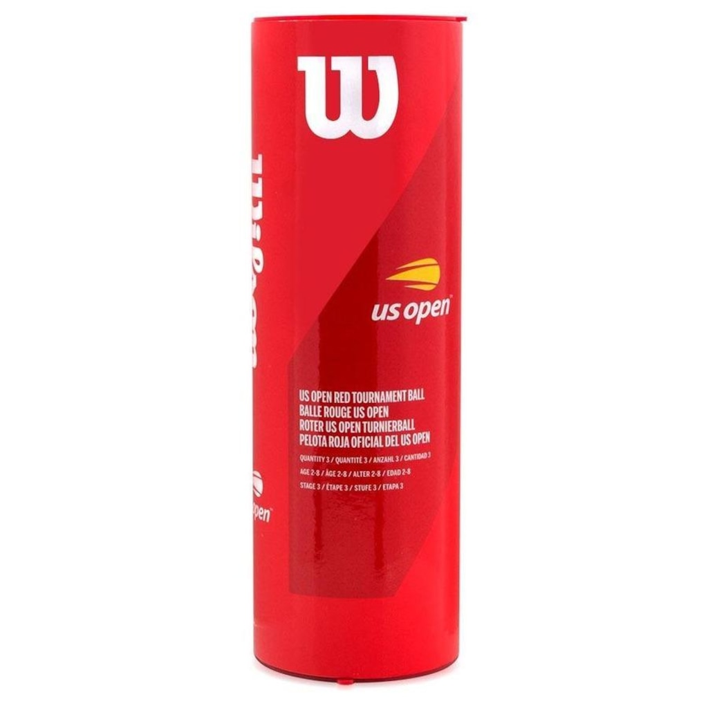Bola de Tênis Wilson Us Open Junior Stage 3 competitivo - 3 Unidades - Foto 1
